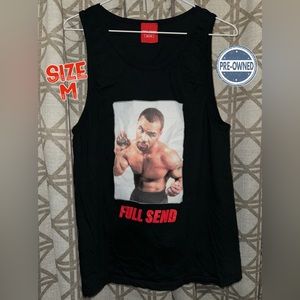 NELK Boys FULL SEND X MIKE TYSON Tank top SIZE MEDIUM PRE-OWNED